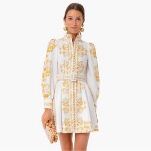 NWT Tuckernuck Beulah Retro Floral Belted Dress